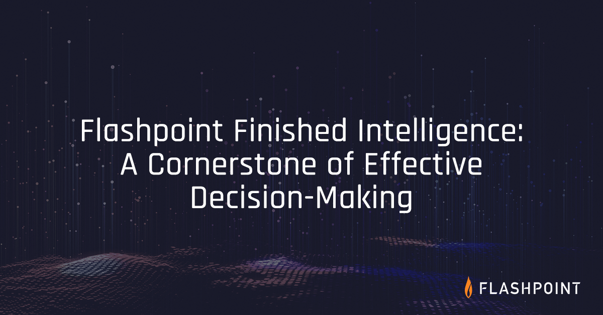 Finished Intelligence A Cornerstone of Effective DecisionMaking