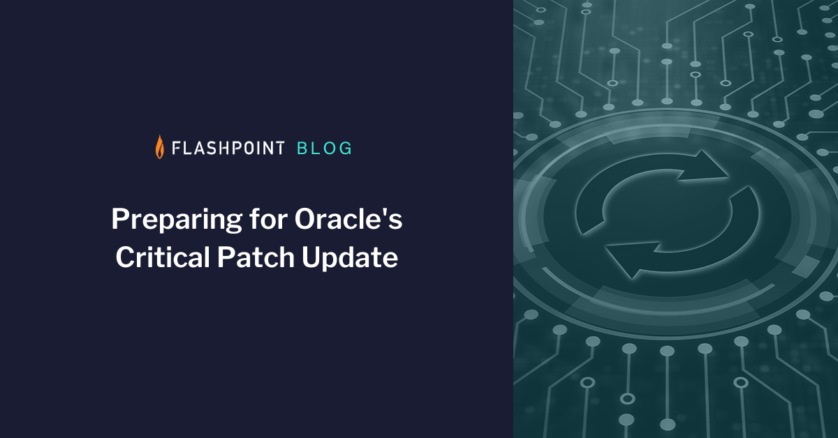 Preparing for Oracle's April Critical Patch Update Flashpoint
