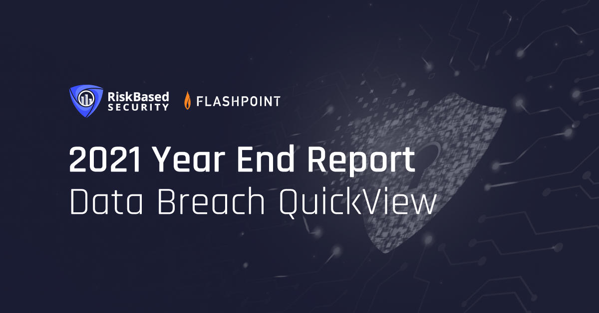 2021 Year End Data Breach Report | Flashpoint and Risk Based Security
