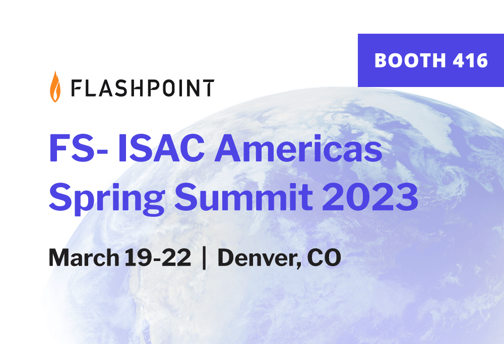 FSISAC Americans Spring Summit Flashpoint