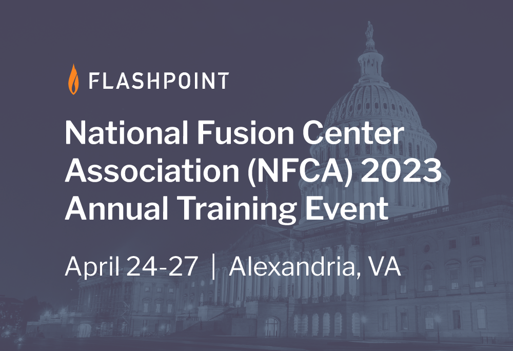 National Fusion Center Association (NFCA) Annual Training Event ...