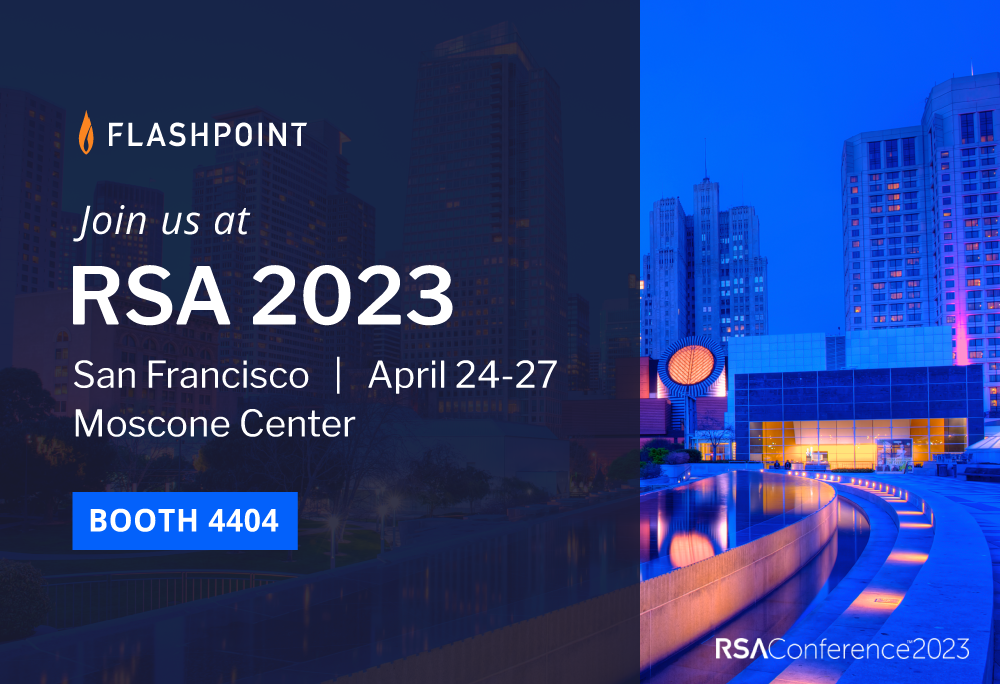 Connect with Flashpoint at RSA 2023